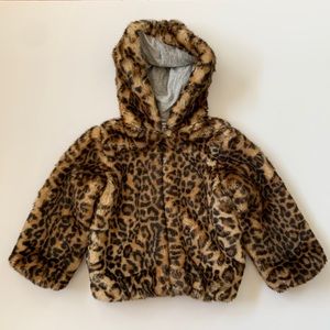 Splendid Faux Animal Fur Jacket 4T VGUC